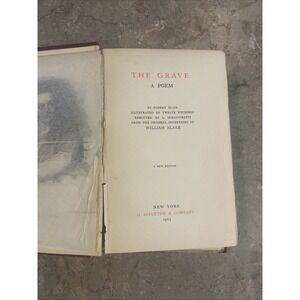 Vintage The Grave. A Poem Robert Blair 1903